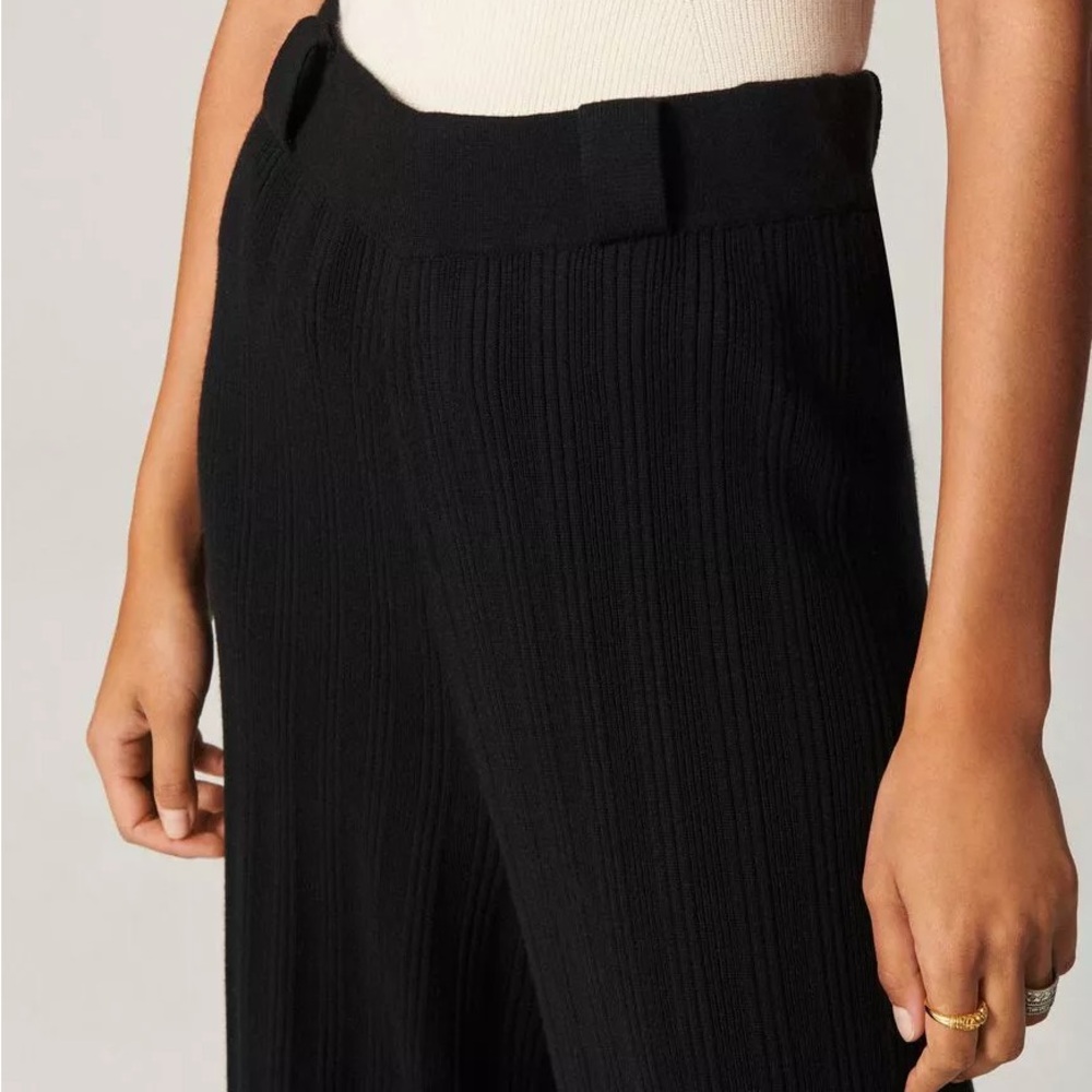 Ba&sh Erwan ribbed retro cozy flare pants - Picture 2 of 12